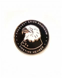 Stay Home Club Enamel Pins + Buttons Frequent Crier Program Pin