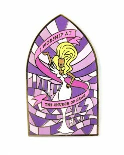GAYPIN' Church Of Drag Large Pin