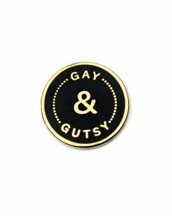 A Fink & Ink Gay & Gutsy Pin Pins + Patches