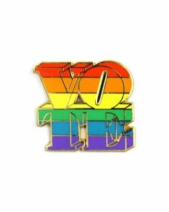 The Found Rainbow Vote Pin Enamel Pins + Buttons