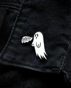 Ectogasm Boooobs Ghost Pin