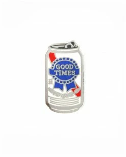 The Found Good Times Beer Can Pin