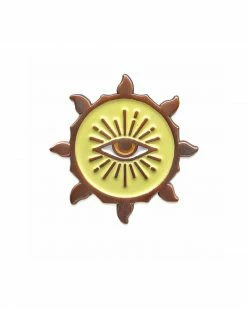 Michael Ezzell Helios Sun Eye Pin Enamel Pins + Buttons