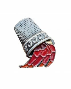 Brandy Bingham Hermit Crab Thimble Pin