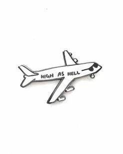 Valley Cruise Press Pins + Patches High As Hell Airplane Pin