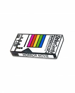 Strike Gently Co. Horror Movie VHS Pin