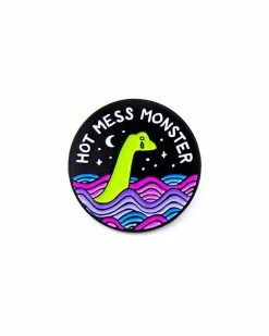 Band Of Weirdos Hot Mess Monster Pin