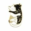 Glitter Punk Pins + Patches Day & Night Hugging Cats Pin