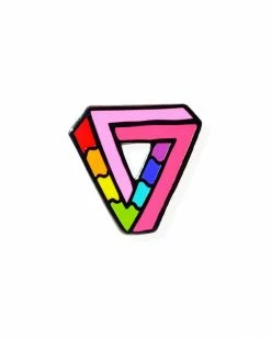 Bianca Designs Impossibly Gay Triangle Pin Pins + Patches