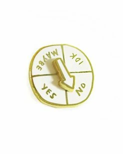 Adam J. Kurtz Indecisive Spinner Wheel Moving Pin