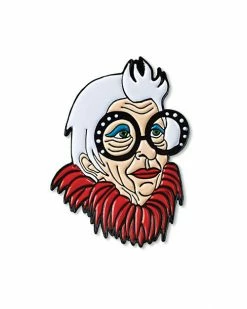 Culture Flock Iris Apfel Pin Enamel Pins + Buttons