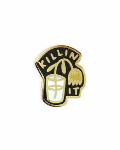 Stay Home Club Killin' It Pin Enamel Pins + Buttons