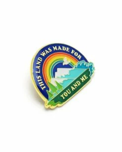 Lucky Horse Press This Land Is Your Land Pin