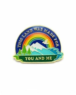 Lucky Horse Press This Land Is Your Land Pin