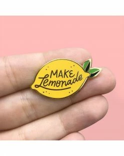 A Fink & Ink Make Lemonade Pin Pins + Patches