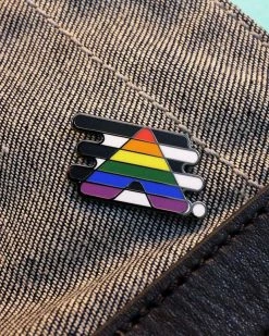 Bianca Designs LGBTQ+ Ally Pride Pin Pins + Patches