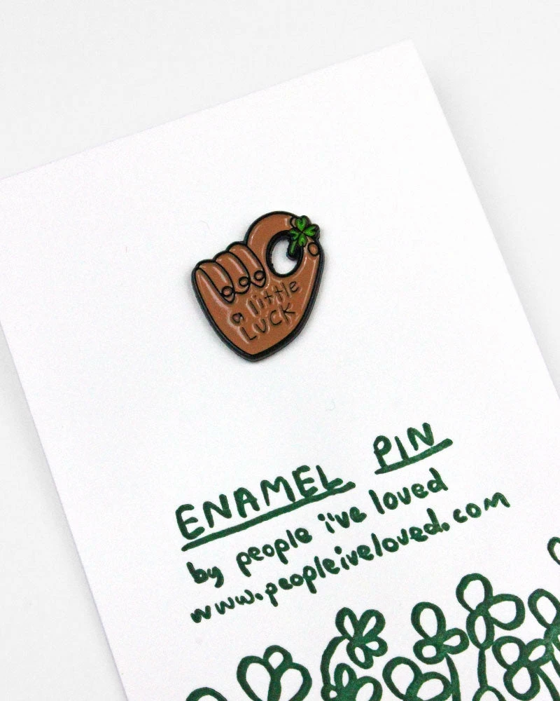 People I've Loved Pins + Patches A Little Luck Gift Pin 2 People I've Loved Pins + Patches A Little Luck Gift Pin