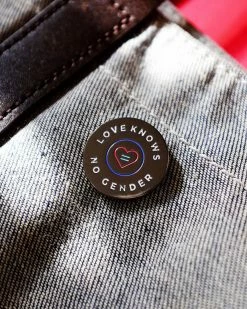 Bianca Designs Love Knows No Gender Pin Pins + Patches