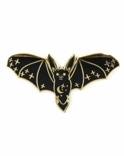 Glitter Punk Magical Flying Bat Pin