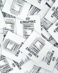 KingPinz Enamel Pins + Buttons Melanin Facts Table Chart Pin