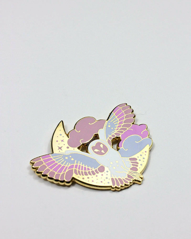 Glitter Punk Pins + Patches The Midnight Owl Pin 4 Glitter Punk Pins + Patches The Midnight Owl Pin