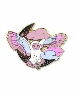 Glitter Punk Pins + Patches The Midnight Owl Pin