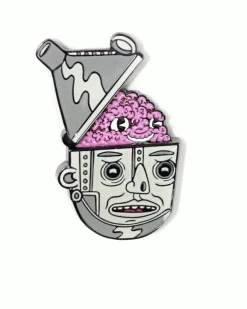 Killer Acid Head Poppin' Tin Man Folding Moving Pin