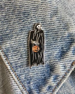 Johnny Swanko Pins + Patches Mr. Death Pin