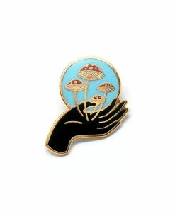 Lost Lust Supply Enamel Pins + Buttons Nurture Nature Mushrooms Pin