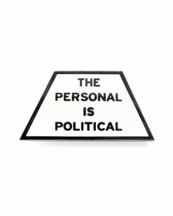 Word For Word Factory The Personal Is Political Pin