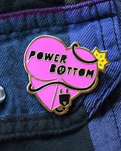 GAYPIN' Power Bottom Pin Pins + Patches