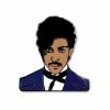 KingPinz Enamel Pins + Buttons Prince Pin