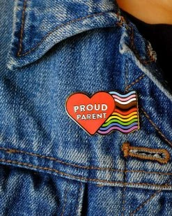 Bianca Designs Proud LGBTQ+ Parent Pin Pins + Patches