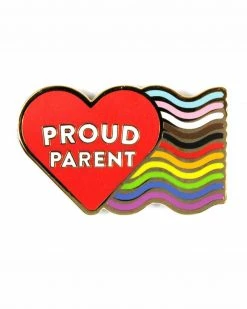 Bianca Designs Proud LGBTQ+ Parent Pin Pins + Patches
