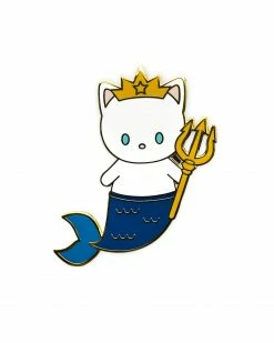Meow Amor Creative Pins + Patches Purrmaid King Pin