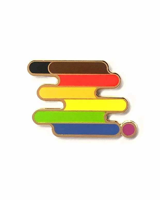 Bianca Designs Queer POC Pride Pin Pins + Patches 1 Bianca Designs Queer POC Pride Pin Pins + Patches