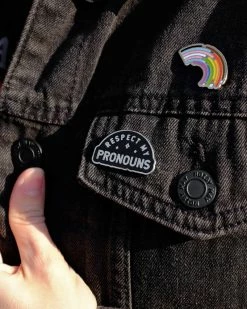 Bianca Designs Respect My Pronouns Pin