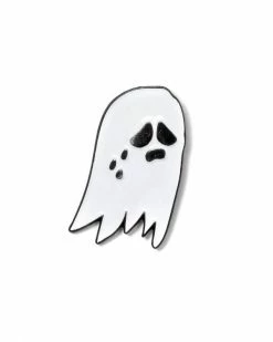 Sara M. Lyons Enamel Pins + Buttons Sad Ghost Pin