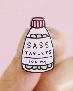 Little Woman Goods Sass Tablets Pin Pins + Patches