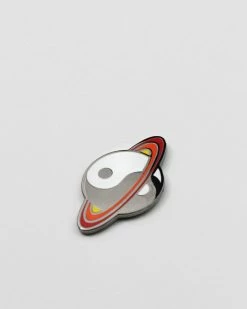 Unexpected Flair Saturn Yin Yang Pin