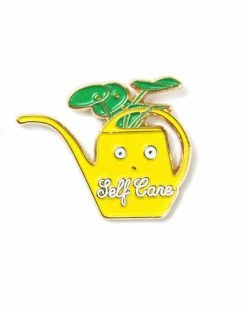 ILootPaperie Self Care Watering Container Pin Pins + Patches