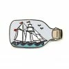 Quiet Tide Goods Pins + Patches Ship In A Bottle Pin