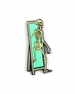 Strike Gently Co. Enamel Pins + Buttons Alter Ego Skeleton Pin