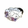 Glitter Punk Sleeping Cat Pin Pins + Patches
