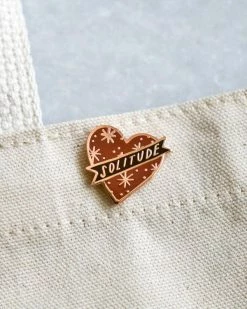 Stay Home Club Solitude Heart Pin Pins + Patches