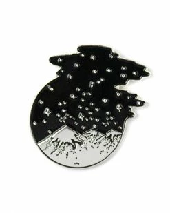 Strike Gently Co. Enamel Pins + Buttons Starry Mountains Pin