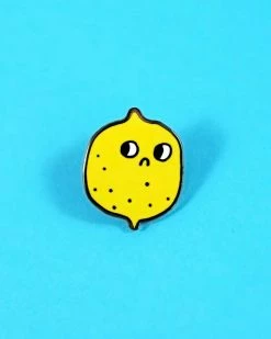 Valley Cruise Press Enamel Pins + Buttons Suspicious Lemon Pin