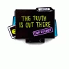 Band Of Weirdos Enamel Pins + Buttons The Truth Is Out There Folding Moving Pin