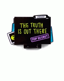 Band Of Weirdos Enamel Pins + Buttons The Truth Is Out There Folding Moving Pin