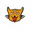 Mean Folk Enamel Pins + Buttons 3-Eyed Cat Pin
